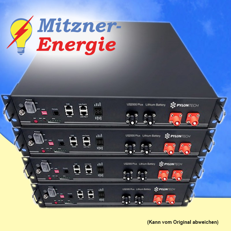 Set3 HX-Bausatz 4,5KW / 4,8kWp-PV / 4,4KWh nutzbar 48V Lithiumspeicher  PYLONTECH / Netzeinspeisung